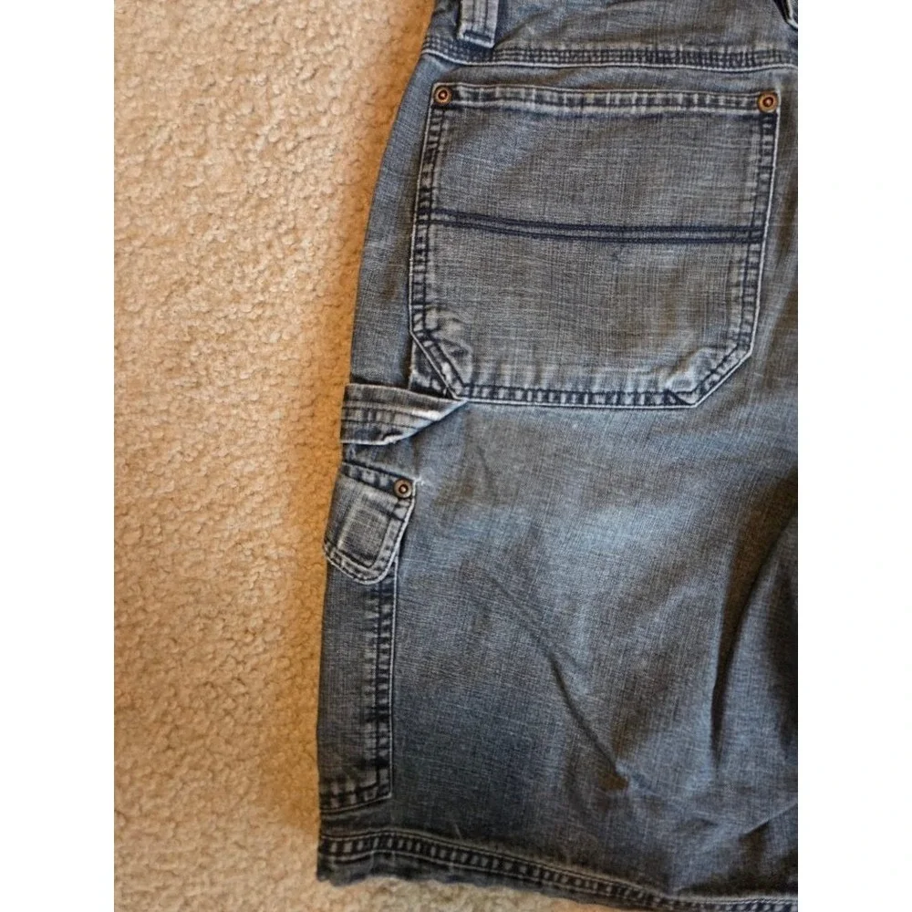 Columbia Denim Cargo Shorts Mens 30 Y2K Baggy Carpenter Skater Workwear Gorpcore